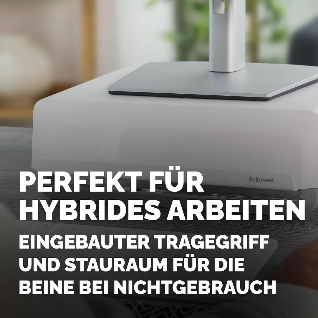 Fellowes Breyta™ Monitorständer für den Schreibtisch, 3 Höhenstufen, tragbar, ergonomisch verstellba