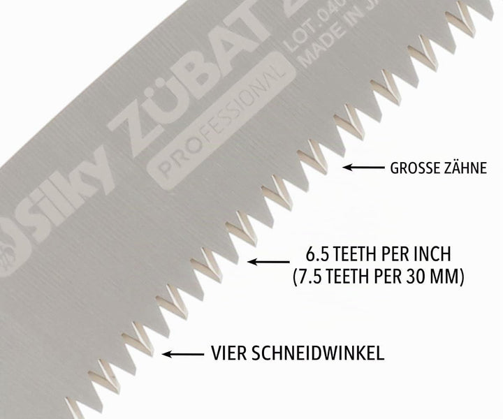 Silky 270-24 Handsäge mit gebogenem Blatt 240mm 7,5 Zähne/30mm Handsäge, 240mm 7,5 Zähne/30mm Handsä