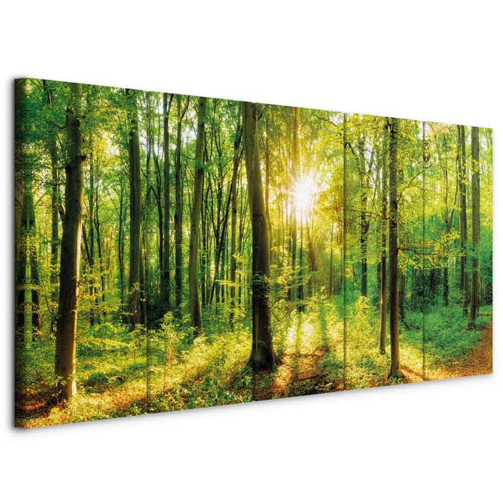 murando Akustikbild Wald Bilder Akustikschaum Hochleistungsschallabsorber Schallschutz Leinwand 5 tl