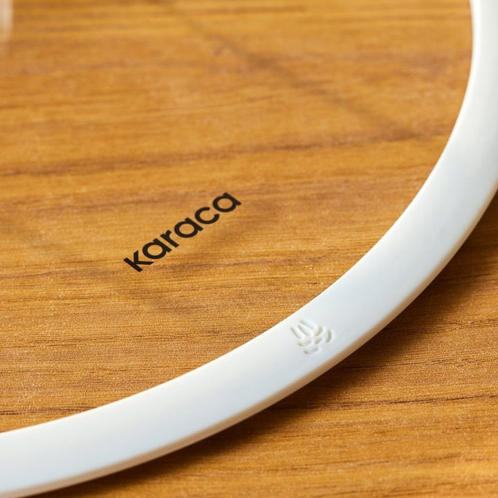 Karaca Swiss Crystal Almond Cream Handle Flache Kasserolle 30 cm
