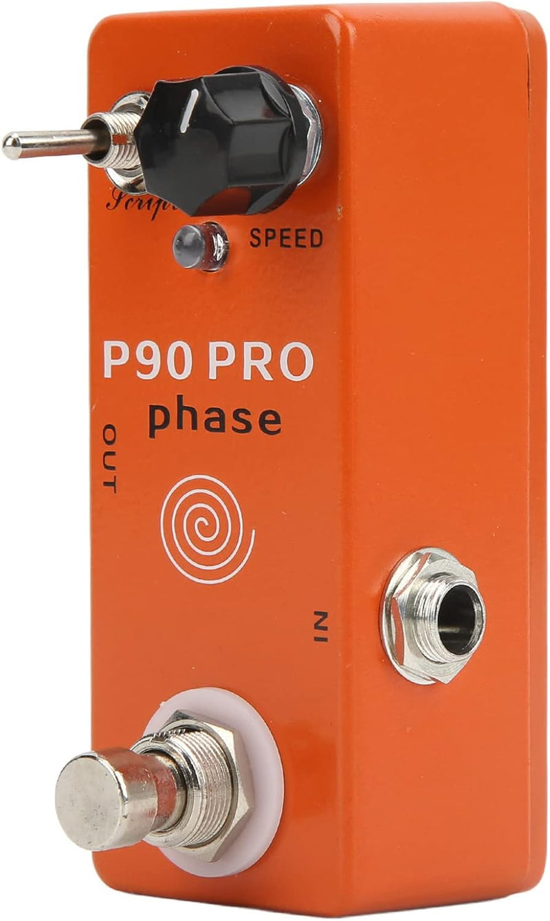 Gitarren-Effektgerät Pedal Phase Effect Metal Geschwindigkeitsregler E-Gitarre Phaser Pedal mit SCRI