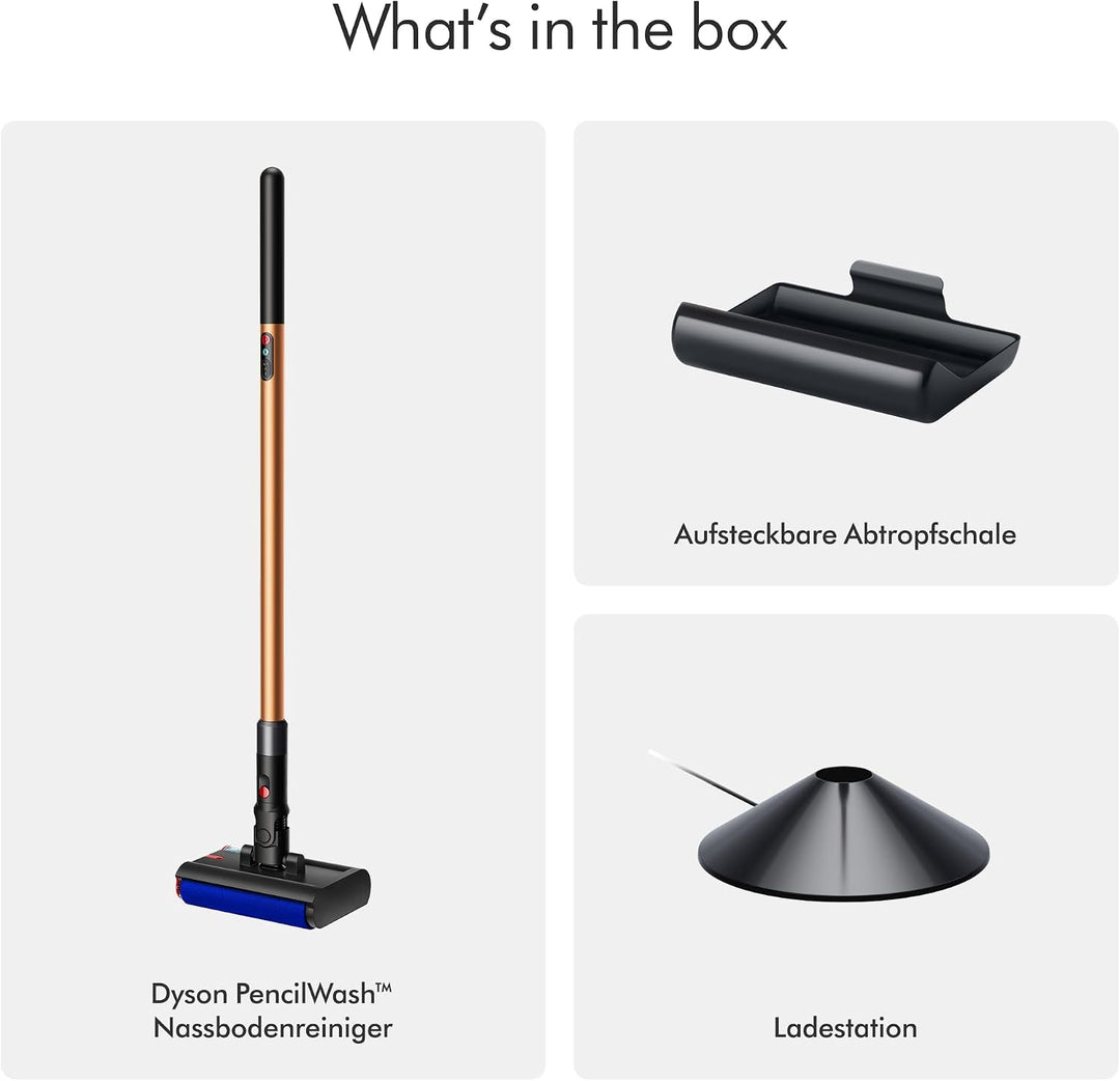 Dyson Pencilwash™ Akku Nassreiniger – Hygienische Reinigung für Hartböden, Fleckenentfernung, Nassre