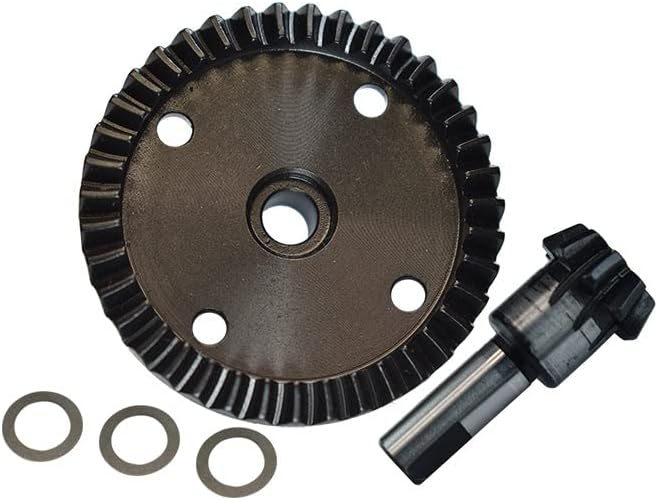 GPM Racing Chrome Steel Diff Bevel Gear 39T & Pinion Gear 09T for Arrma 1:8 Kraton 6S / Outcast 6S /