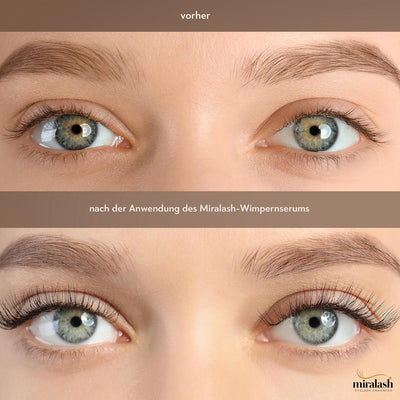 Miralash Wimpernserum | Conditioner für Wimpern 3 ml | Serum für Lange Dichte Wimpern | Wimpernwachs