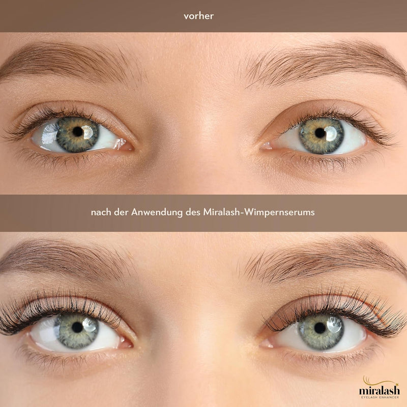 Miralash Wimpernserum | Conditioner für Wimpern 3 ml | Serum für Lange Dichte Wimpern | Wimpernwachs