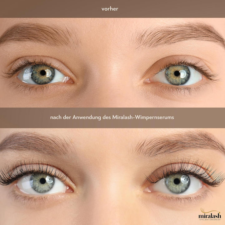 Miralash Wimpernserum | Conditioner für Wimpern 3 ml | Serum für Lange Dichte Wimpern | Wimpernwachs