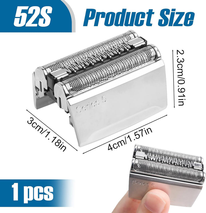 Series 5 Scherkopf für Br*un, Elektrischer 52S Series 5 Rasierkopf S5 Scherkopf Ersatzrasierkopf Ras