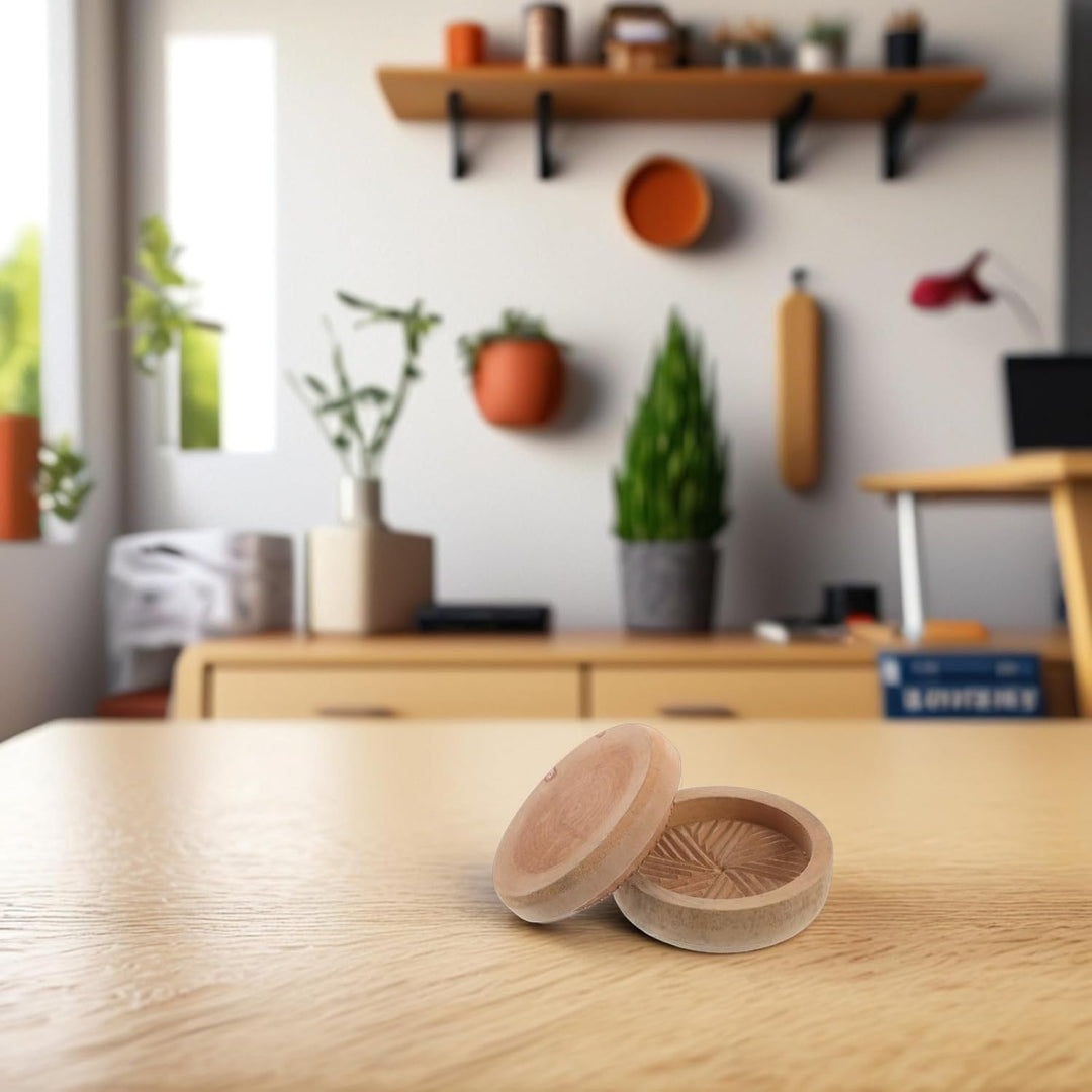 TOYANDONA Handmühle für Getreide und Weizen mit Holzbehälter Manuelle Schälmühle für Körner und Reis