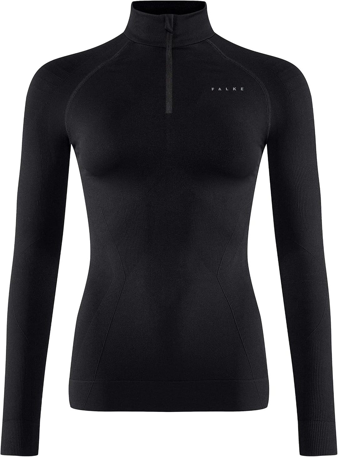 FALKE Damen Maximum Warm High Zip Neck Funktionsshirt Langarm kalte bis sehr kalte Temperaturen Funk