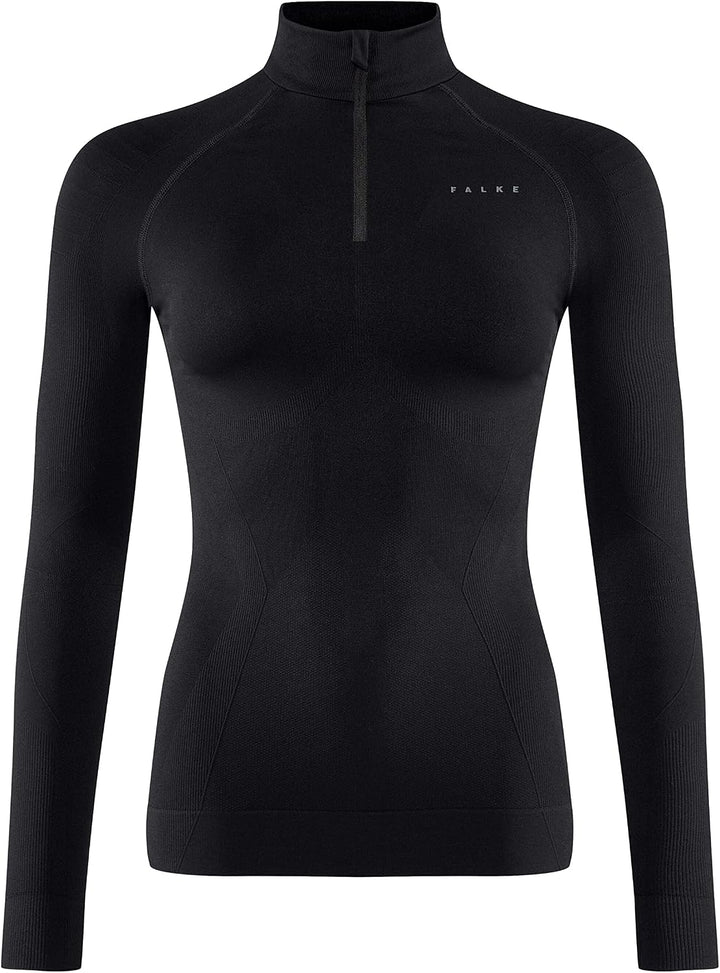 FALKE Damen Maximum Warm High Zip Neck Funktionsshirt Langarm kalte bis sehr kalte Temperaturen Funk