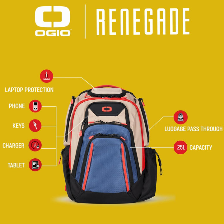 Ogio Unisex Renegade Pro Rucksack Rucksack M Grau Meliert, M Grau Meliert