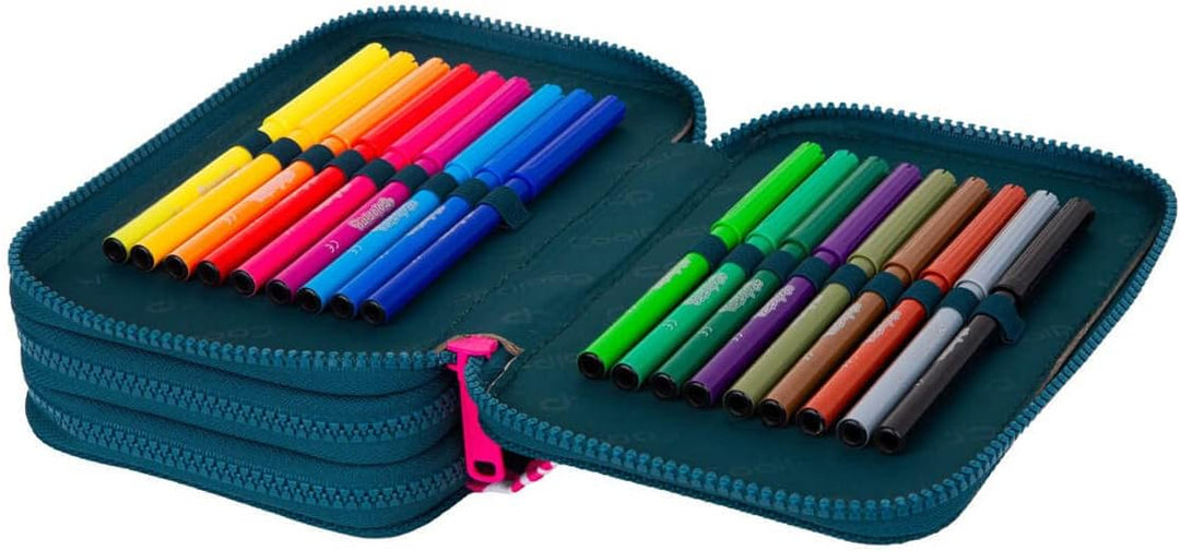 Coolpack F067663, Mäppchen JUMPER 3 SUNNY DAY, Multicolor 19.5 x 12.5 x 6.5 cm Mehrfarben, 19.5 x 12