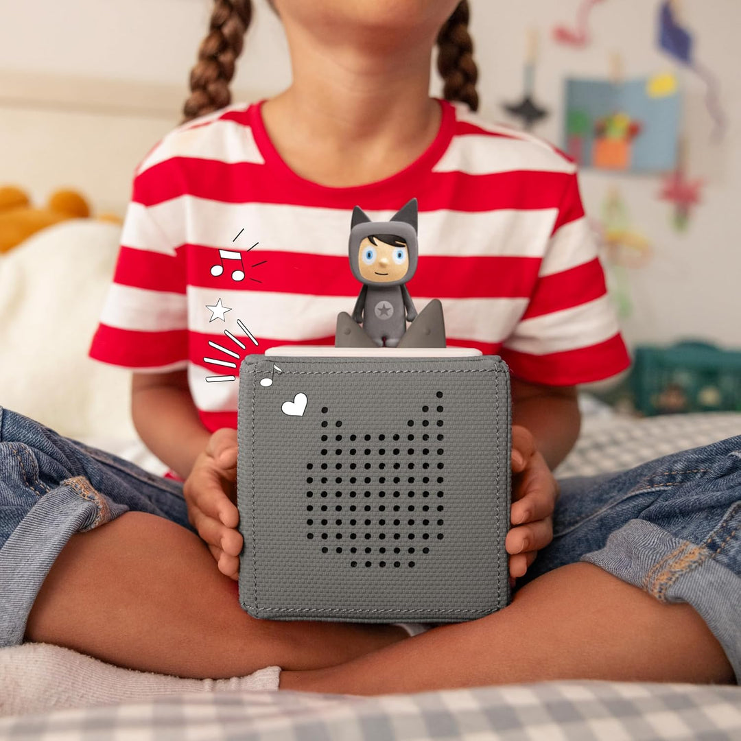 tonies Toniebox Starter Set inkl. 1 Kreativ Figur – Audioplayer für Hörbücher und Lieder für Kinder,