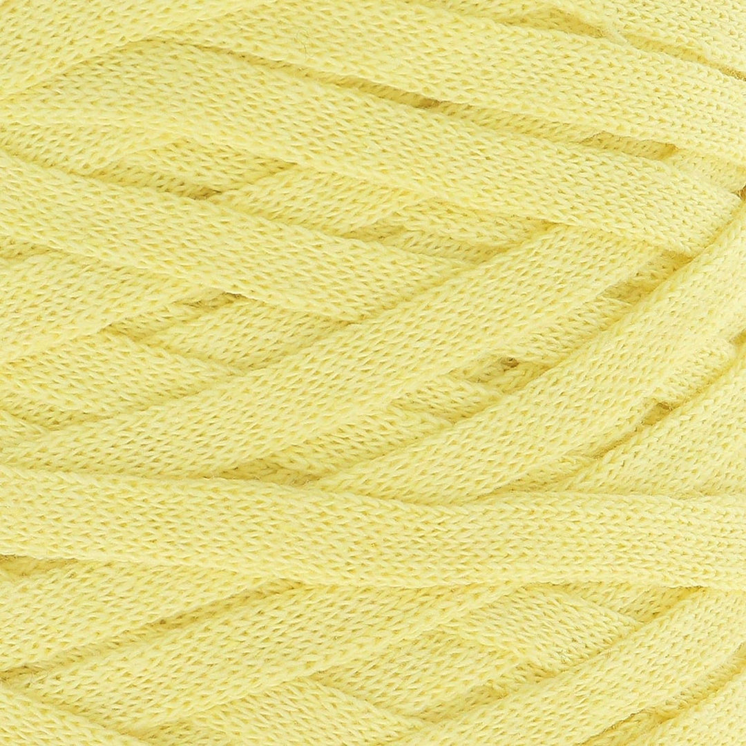 Hoooked Ribbon XL Bändchengarn Sparset aus 4 Rollen Wahl (Frosted Yellow), Frosted Yellow