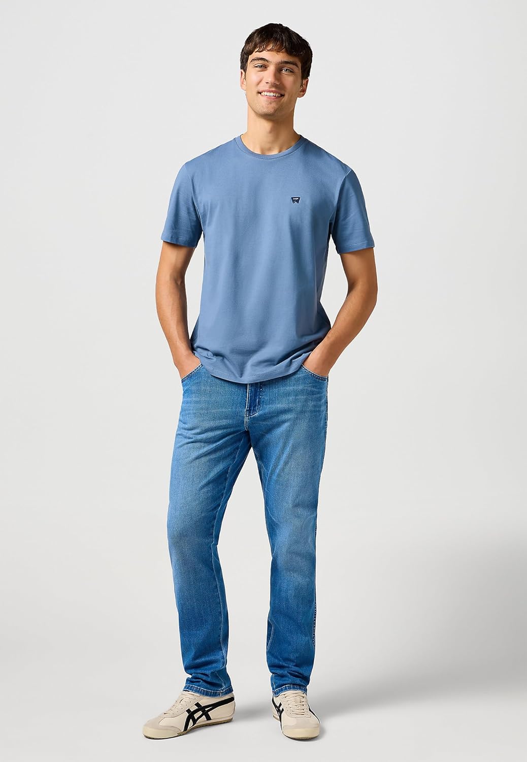 Wrangler Herren Jeans Texas Slim - Blau - Night Shade W29-W50 Stretch Baumwolle 30W / 30L Heritage H