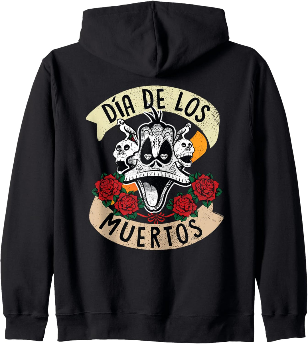 Looney Tunes Dia De Los Muertos Daffy Duck Skulls Halloween Kapuzenjacke