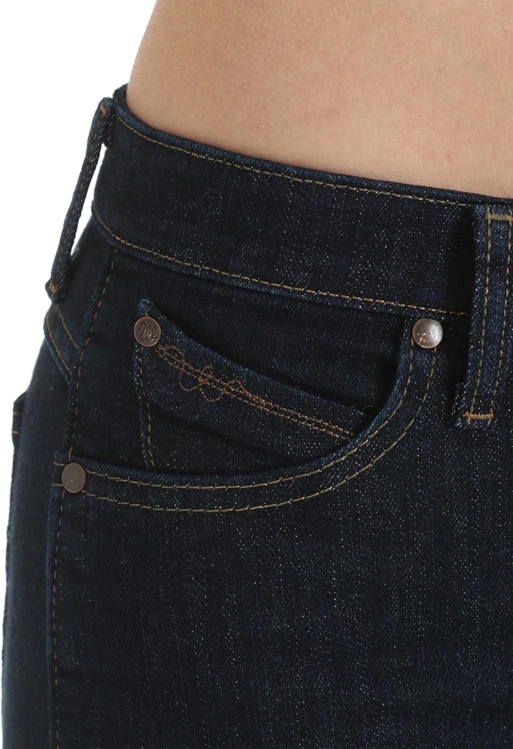 Wrangler Damen Q-Baby Mid Rise Boot Cut Ultimate Riding Jeans 0x36 Dunkle Dynastie, 0x36 Dunkle Dyna
