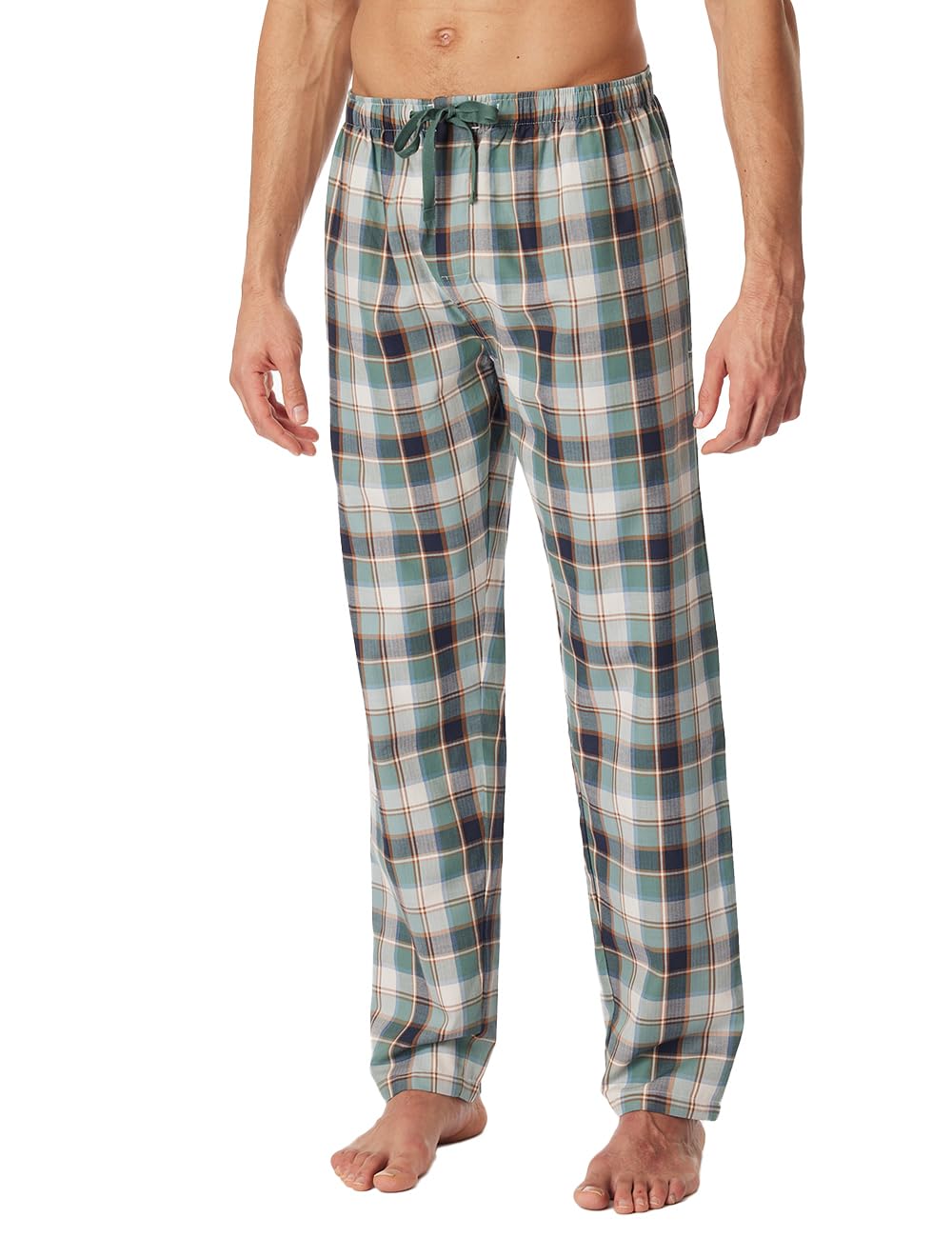 Schiesser Herren lange Schlafhose Web - Mix + Relax, Multicolor 4_180292