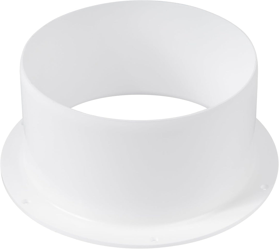Vent Systems 125 mm 3 Stück Lüftungskanalverbinder Flansch gerade Lüftungsrohr Kunststoff Kanalverbi