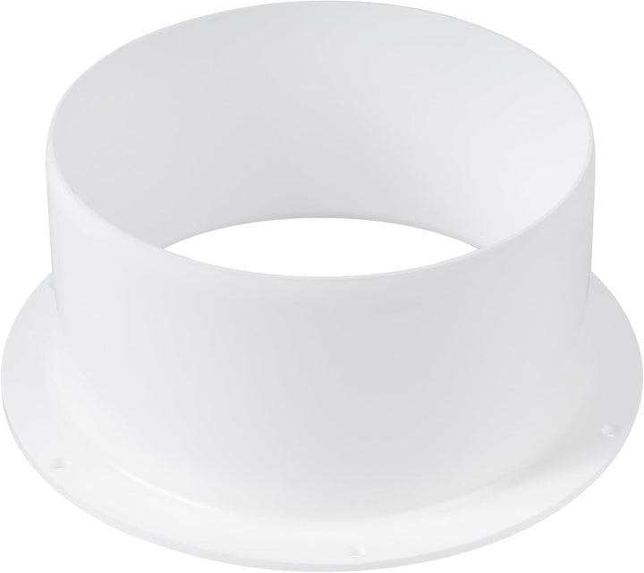 Vent Systems 125 mm 3 Stück Lüftungskanalverbinder Flansch gerade Lüftungsrohr Kunststoff Kanalverbi
