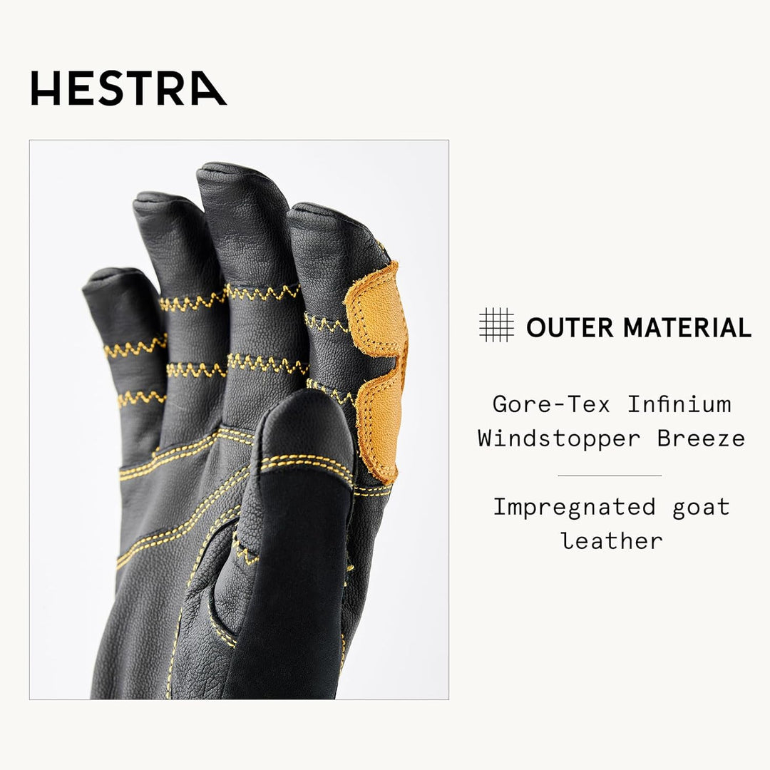 Hestra 4 UK schwarz / schwarz, 4 UK schwarz / schwarz