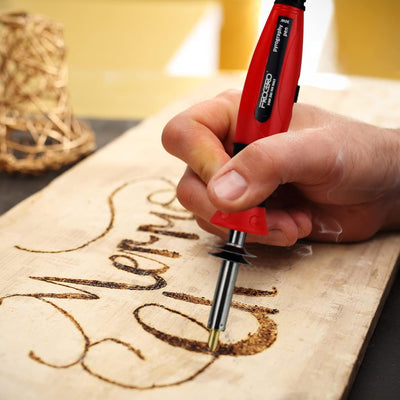 FrogBro Holzverbrennungs Kit Holz Brandmalerei Lötkolben Set, Pyrographie Stift Temperatur Einstellb