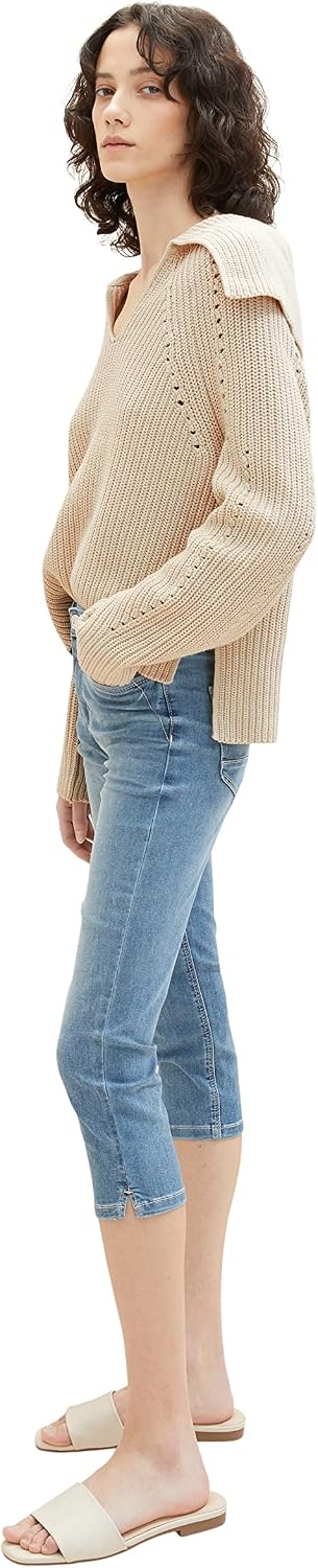 TOM TAILOR Damen Kate Capri Jeans