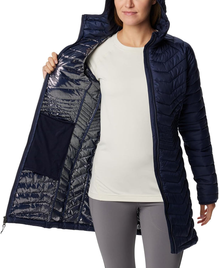 Columbia Powder Lite Mid Damenjacke S Dark Nocturnal, S Dark Nocturnal