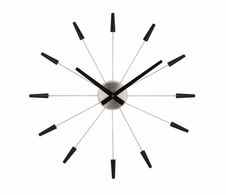 NeXtime Plug Inn Wanduhr, Edelstahl, Mehrfarbig, 58cm 58cm Mehrfarbig, 58cm Mehrfarbig