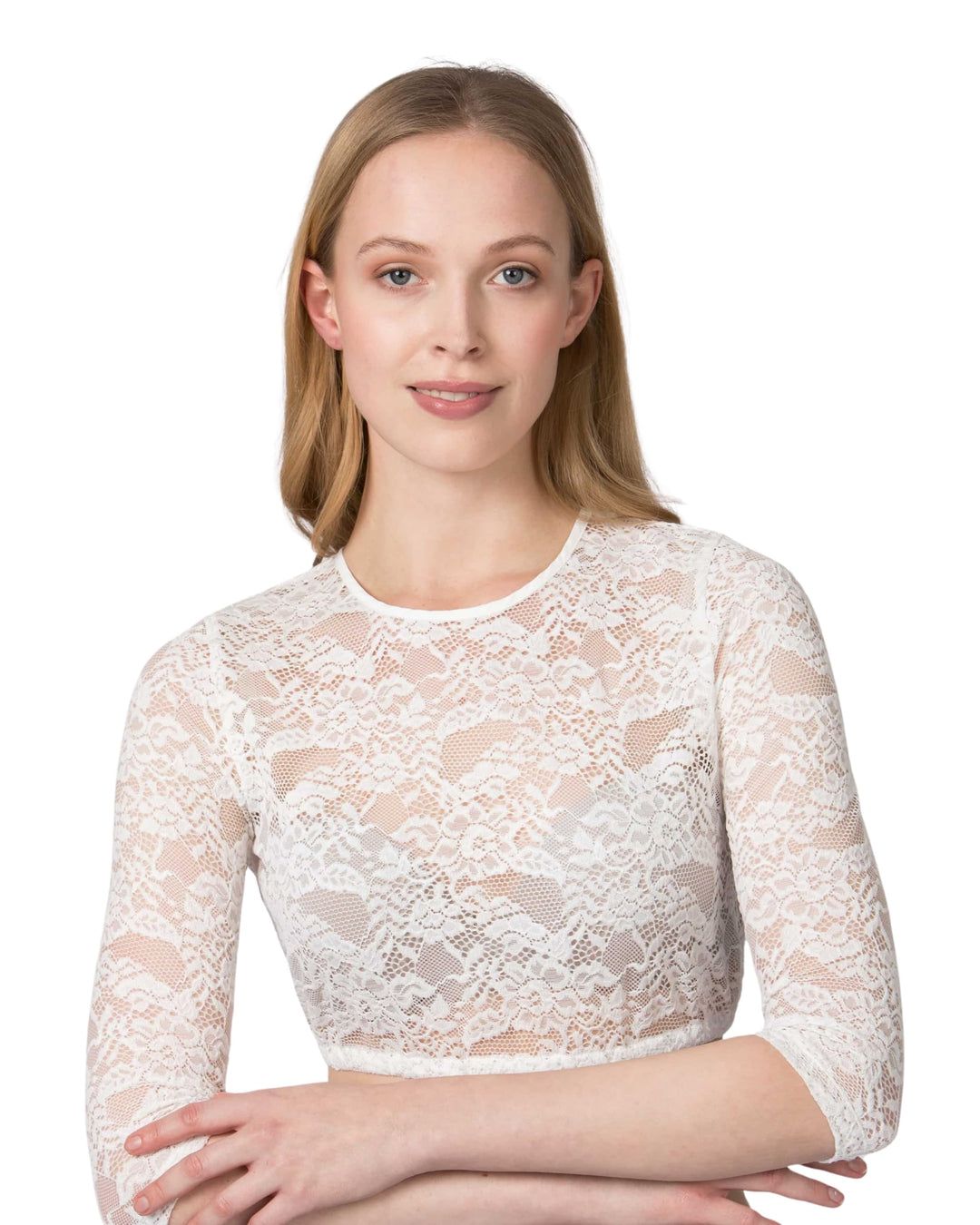 Stockerpoint Damen Akasha Dirndlbluse 34 Creme, 34 Creme