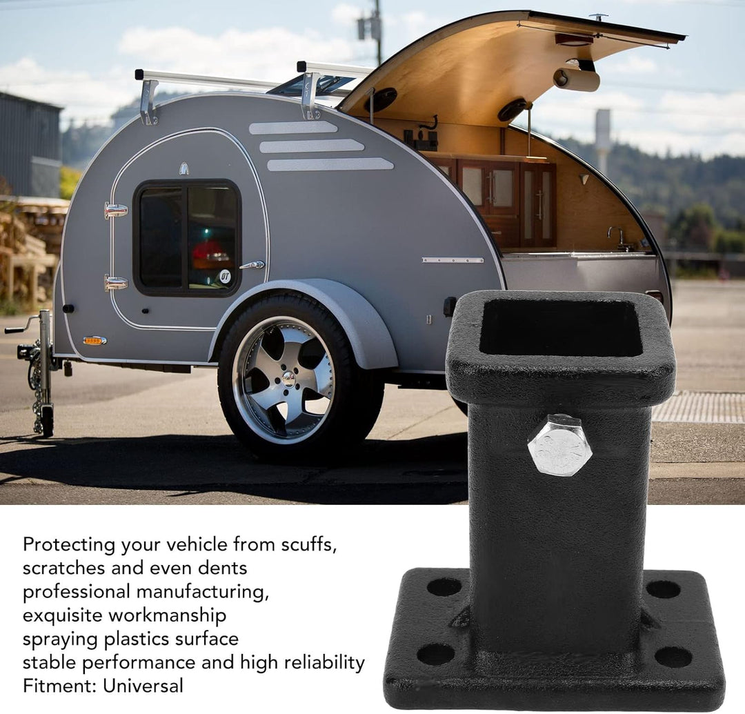 Trailer Receiver Tube, 2in Bolt On Receiver Tube Trailer Hitch Receiver Adapter Universal For Pickup