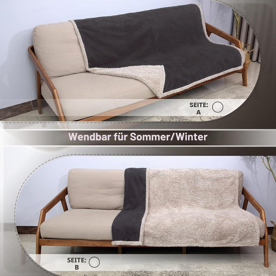 Catalonia Wasserdicht Decke, Tagesdecke Bett Sofaüberwurf Kuscheldecke Schonbezug Couchschoner Wasse