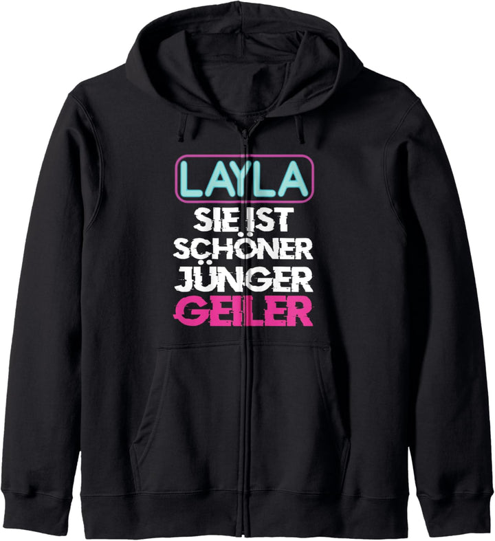 Malle Layla Sie Ist Schöner Jünger Geiler Layla Kapuzenjacke