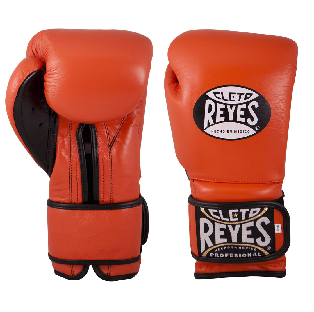 CLETO REYES Velcro Boxing Gloves Orange orange 14 oz, orange 14 oz