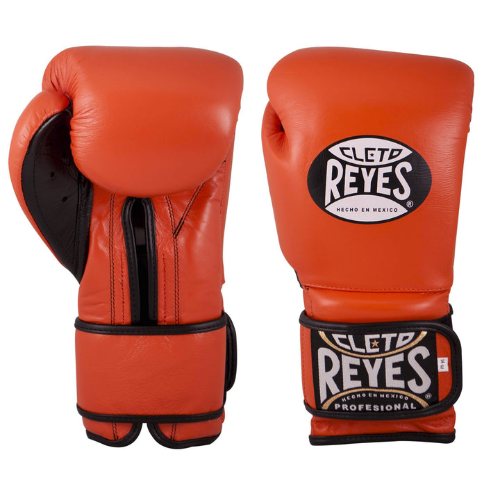 CLETO REYES Velcro Boxing Gloves Orange orange 14 oz, orange 14 oz