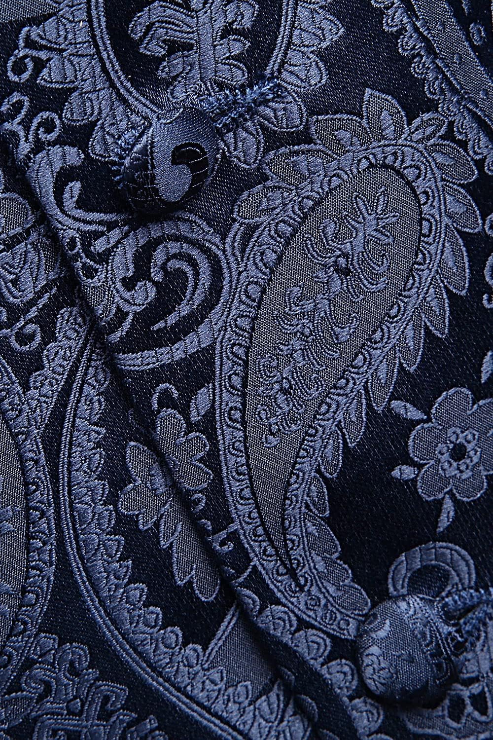 Enlision Anzugweste Herren Hochzeit Paisley Weste und Krawatte Einstecktuch Party Floral Jacquard An