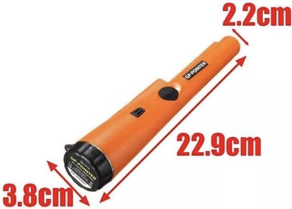 Metal Detectors Portable Gold Hunter GP-POINTER Orange Gold Finder Hand Held with LED light for Low