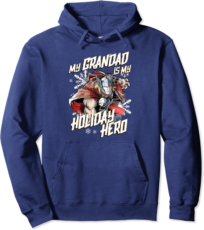 Marvel Thor Grandad Holiday Hero Weihnachten Pullover Hoodie