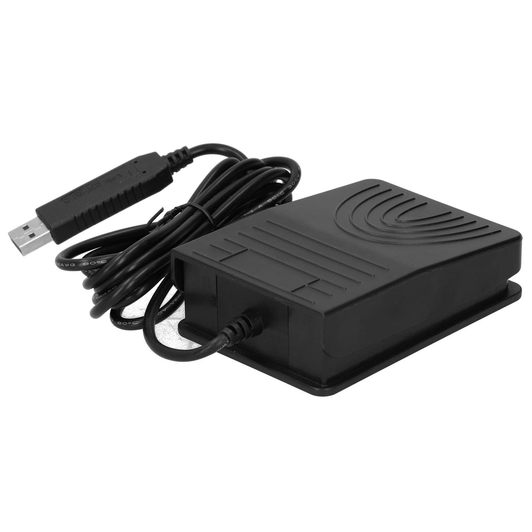 USB-Fussschalter Tragbares professionelles Spielsteuerungs-Fussschalter ABS-Fusspedal für Computer