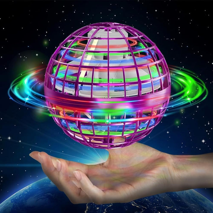 semai Fliegender Ball,orbi Boomerang Ball, Kinder Spielzeug ab 6 Jahren mit LED Licht, Hand Controll