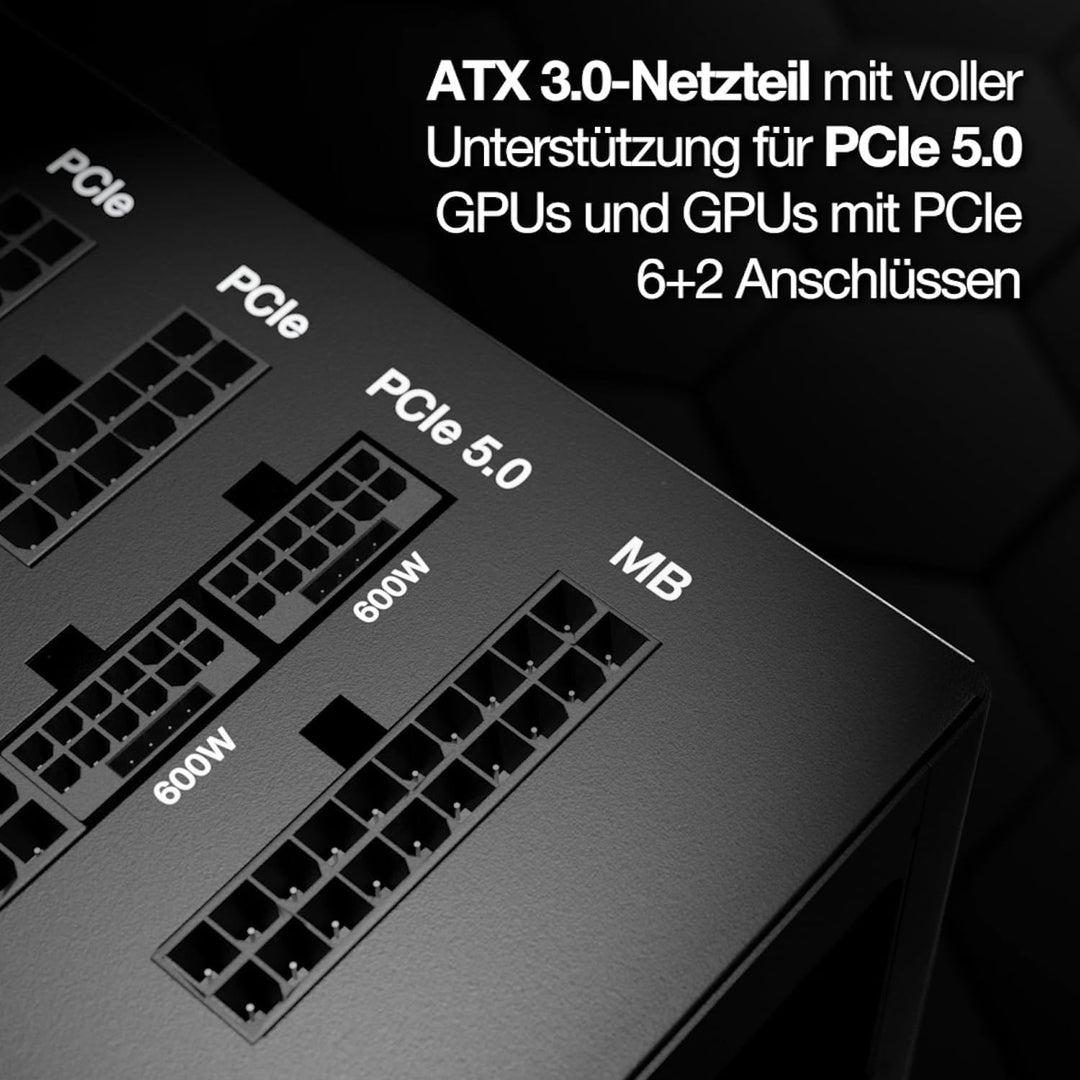 be quiet! Straight Power 12 1200W, ATX 3.0, 80 Plus Platinum, nahezu unhörbarer Silent Wings Lüfter,