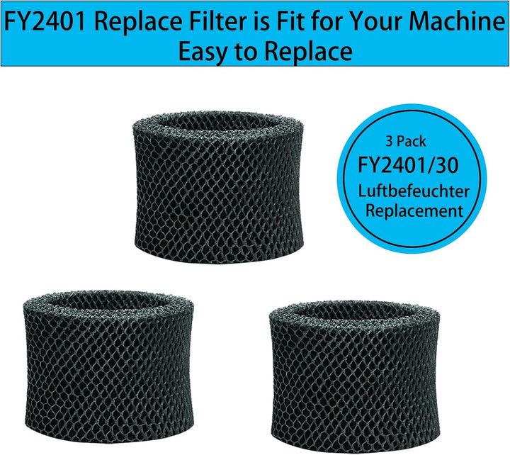 FY2401/30 Ersatzfilter Kompatibel mit Philips HU4801 HU4803 HU4811 HU4813 HU4814 Luftbefeuchter Filt