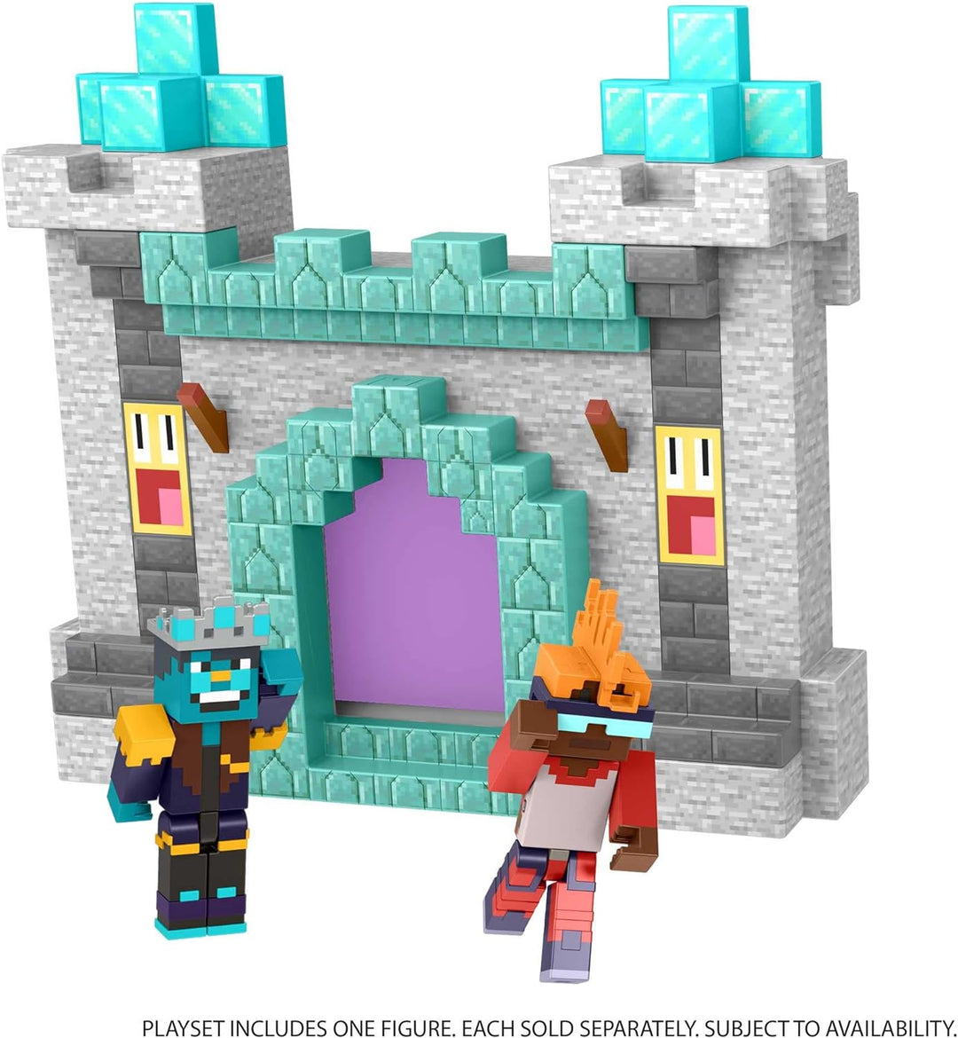 Mattel Minecraft HJG73 - Creator Series Party Supreme Palast Spielset mit Lichtern und Musik und 8 c