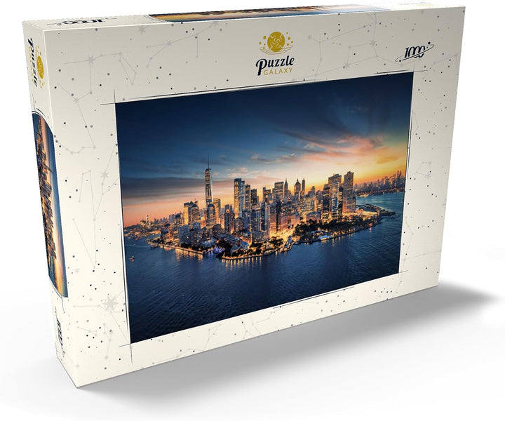 New York City Panorama Skyline bei Sonnenaufgang - Premium 1000 Teile Puzzle - MyPuzzle Sonderkollek