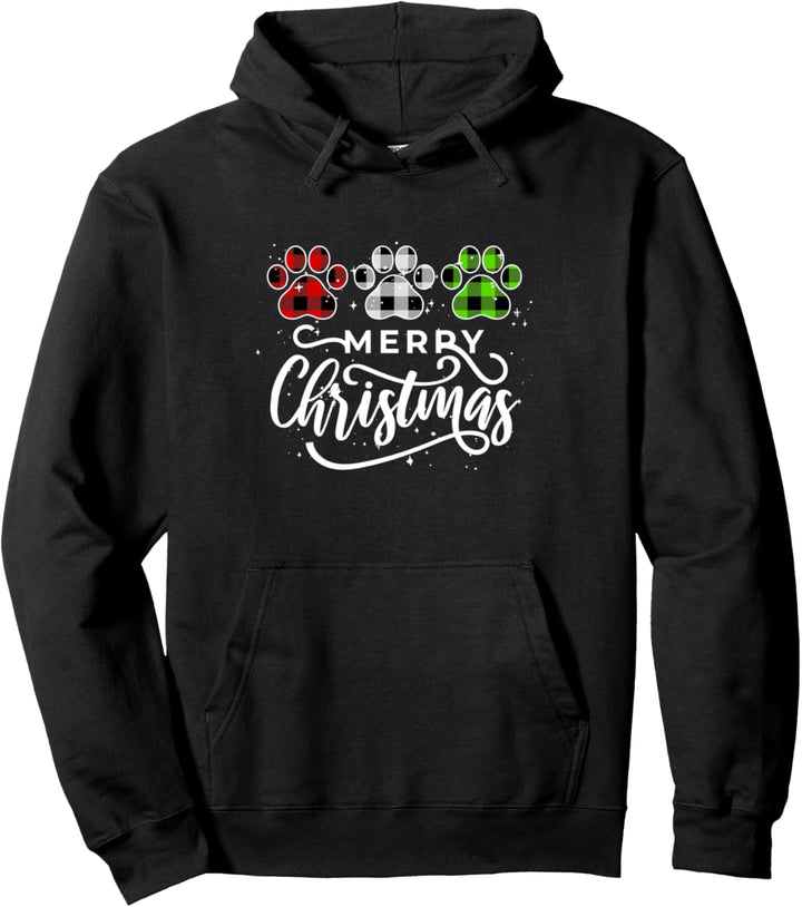 Weihnachts-Katzenpfoten Weihnachten Katzen Pullover Hoodie