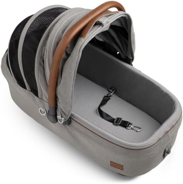 Tavo Maeve Medium Rigid‑Griff Haustier‑Autositz mit ISOFIX‑Bodenplatte, 2 Matratzenauflagen, Geeigne