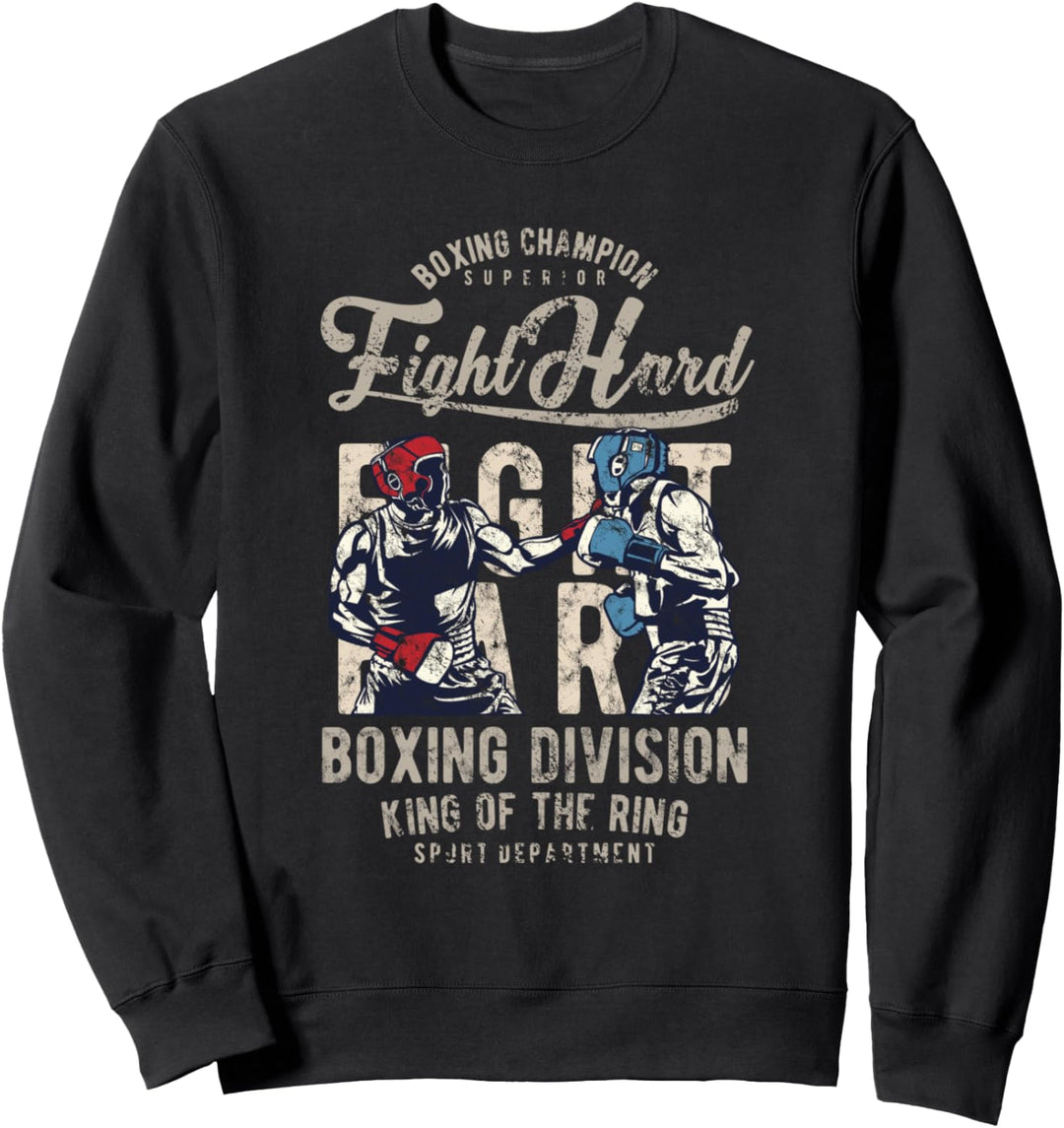 Boxsport Boxer Retro Vintage Motiv Sweatshirt