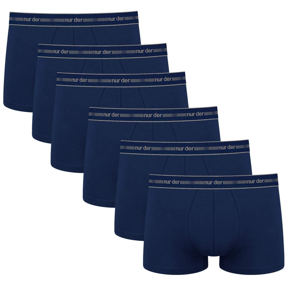 Nur Der 6er Pack Boxer Cotton 3D-Flex aus Baumwolle enge Boxershorts Bewegungsfreiheit Männer Unterh