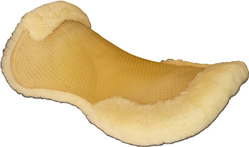 Engel Reitsport Lammfell Gelpad Sattelkissen Sattelunterlage (Universalgrösse) Gel hell Premium, Gel