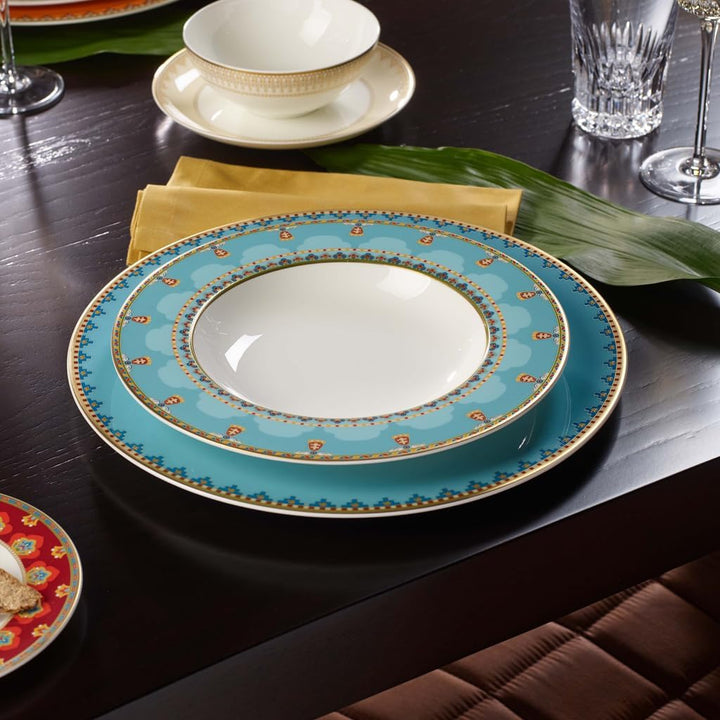 Villeroy & Boch, Knochenporzellan, Gold, 1 Stück (1er Pack) Aquamarin, 1 Stück (1er Pack) Aquam